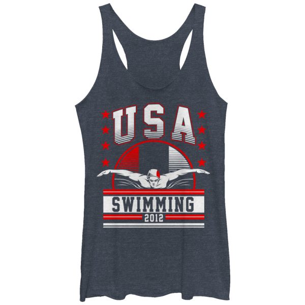 Women_s Lost Gods USA Swimming 2012 Racerback Tank Top