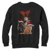 Women_s Lost Gods Ugly Christmas Cats Sweatshirt