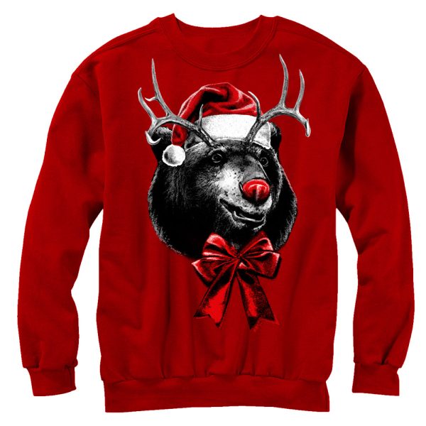 Women_s Lost Gods Ugly Christmas Rein-Bear Sweatshirt