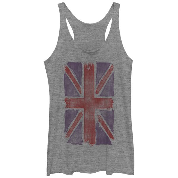 Women_s Lost Gods Union Jack Art Racerback Tank Top