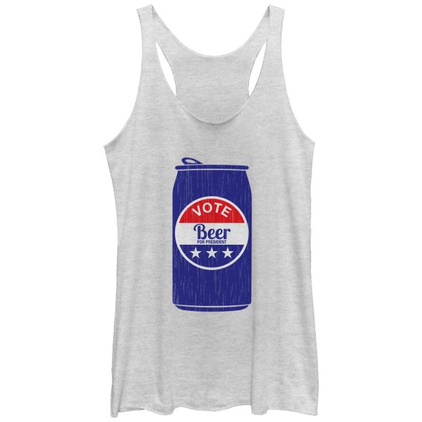 Women_s Lost Gods Vote for President Racerback Tank Top