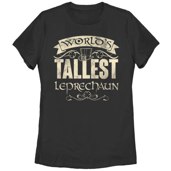 Women_s Lost Gods World_s Tallest Leprechaun T-Shirt