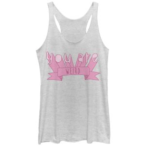 Women_s Lost Gods You Are Weird Racerback Tank Top