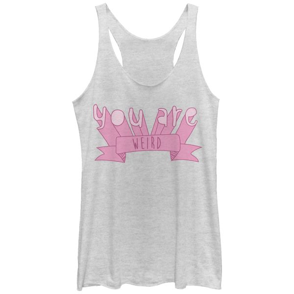 Women_s Lost Gods You Are Weird Racerback Tank Top