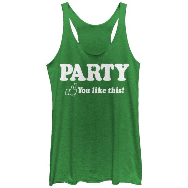 Women_s Lost Gods You Like This Party Racerback Tank Top