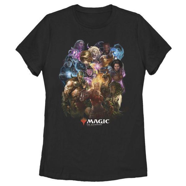 Women_s Magic The Gathering Character Collage T-Shirt