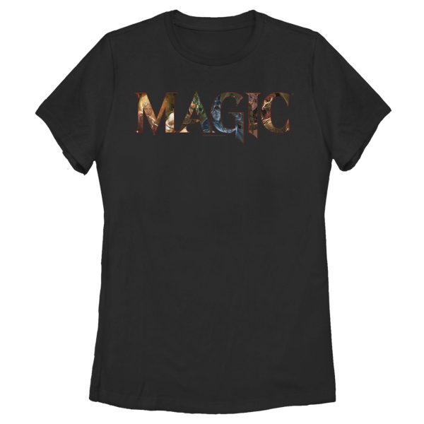 Women_s Magic The Gathering Decorative Logo T-Shirt