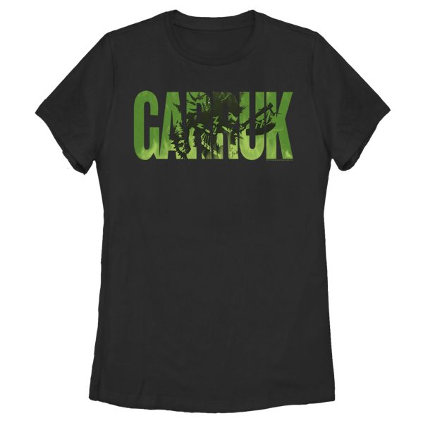 Women_s Magic The Gathering Garruk Wildspeaker Text T-Shirt