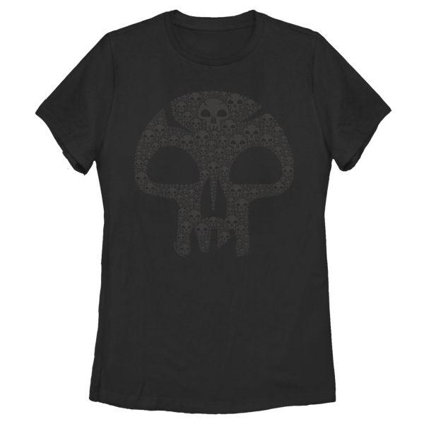 Women_s Magic The Gathering Mana Decorative Skull Symbol T-Shirt