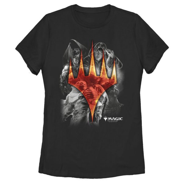 Women_s Magic The Gathering Planeswalker Collage T-Shirt