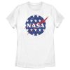 Women_s NASA American Flag Large Stars Logo T-Shirt