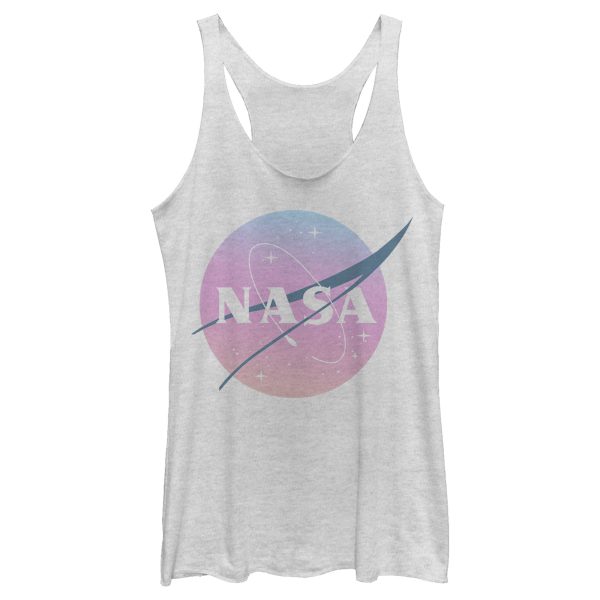 Women_s NASA Dusk Logo Racerback Tank Top