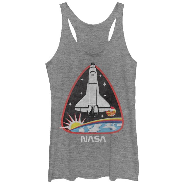 Women_s NASA Rocket Launch Racerback Tank Top