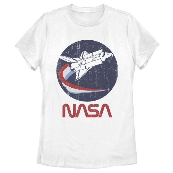 Women_s NASA Shuttle Three Color Swoosh Circle T-Shirt