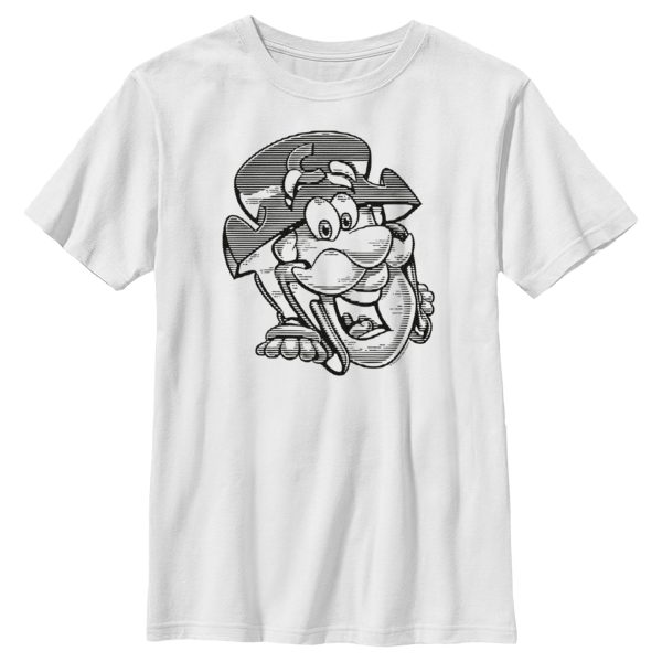 Boy’s Cap’n Crunch Black and White Sketch T-Shirt