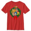Boy’s Cap’n Crunch Christmas Crew Wreath T-Shirt