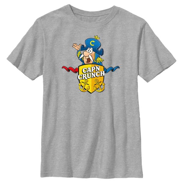 Boy’s Cap’n Crunch Gold Crest Portrait T-Shirt