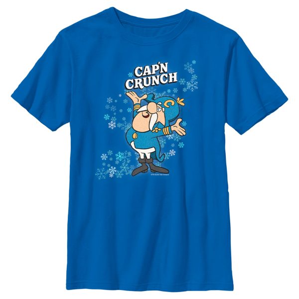 Boy’s Cap’n Crunch Retro Snowflakes T-Shirt