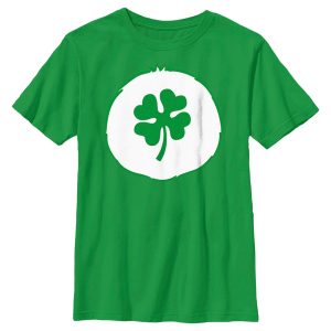 Boy’s Care Bears St. Patrick’s Day Good Luck Bear Emblem T-Shirt