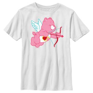 Boy’s Care Bears Valentine’s Day Love-a-Lot Bear Cupid T-Shirt