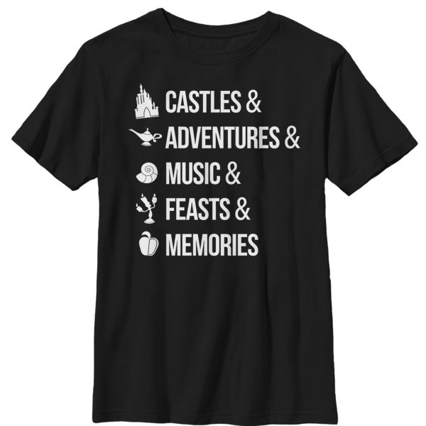 Boy’s Disney Princesses Magic Keywords T-Shirt