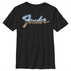 Boy’s Fender Chrome Logo T-Shirt