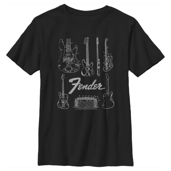 Boy’s Fender Guitar Chart T-Shirt