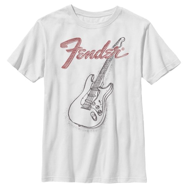 Boy’s Fender Guitar Sketch T-Shirt