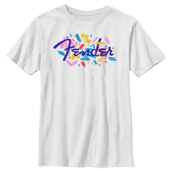 Boy’s Fender Retro Confetti Logo T-Shirt