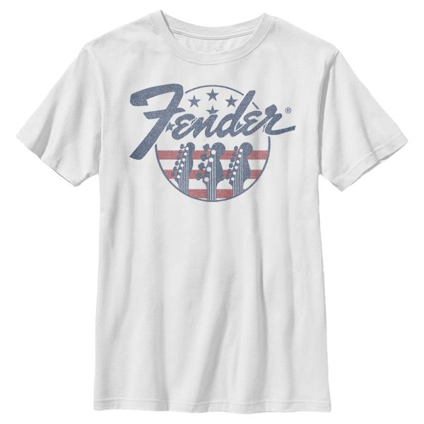 Boy’s Fender Stars and Stripes Logo T-Shirt