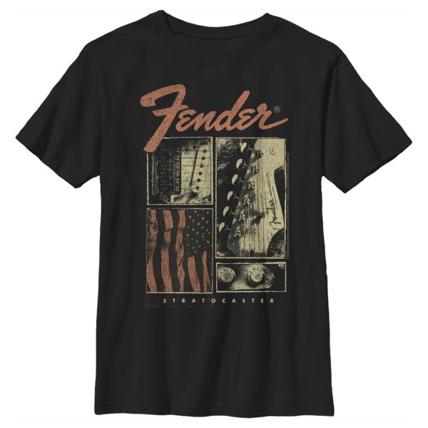 Boy’s Fender Stratocaster Boxes T-Shirt