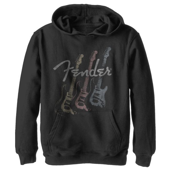 Boy’s Fender Triple Fret Logo Pull Over Hoodie