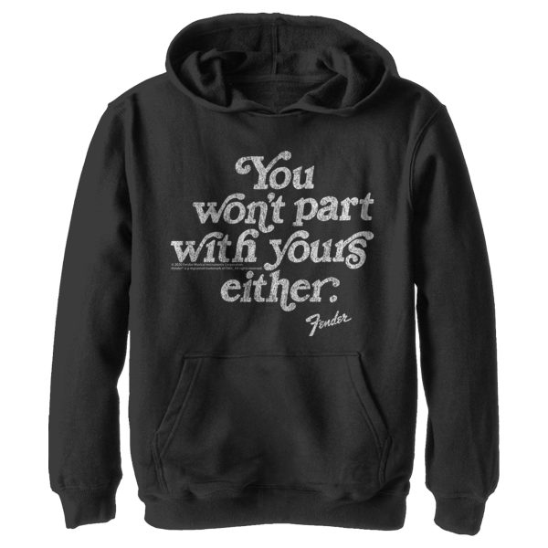 Boy’s Fender You Won’t Part With Yours Pull Over Hoodie