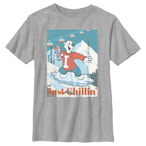 Boy’s ICEE Bear Just Chillin’ while Iceboarding T-Shirt