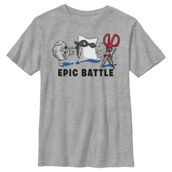 Boy’s Lost Gods Epic Rock Paper Scissor Battle T-Shirt