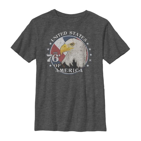 Boy’s Lost Gods Fourth of July Patriotic Circle T-Shirt