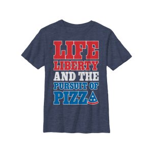 Boy’s Lost Gods Fourth of July Pursuit of Pizza T-Shirt