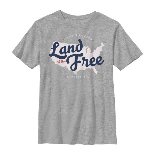 Boy’s Lost Gods Fourth of July Tour Land of Free T-Shirt