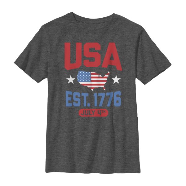 Boy’s Lost Gods Fourth of July USA Est. 1776 T-Shirt