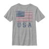 Boy’s Lost Gods Fourth of July Vintage American Flag T-Shirt
