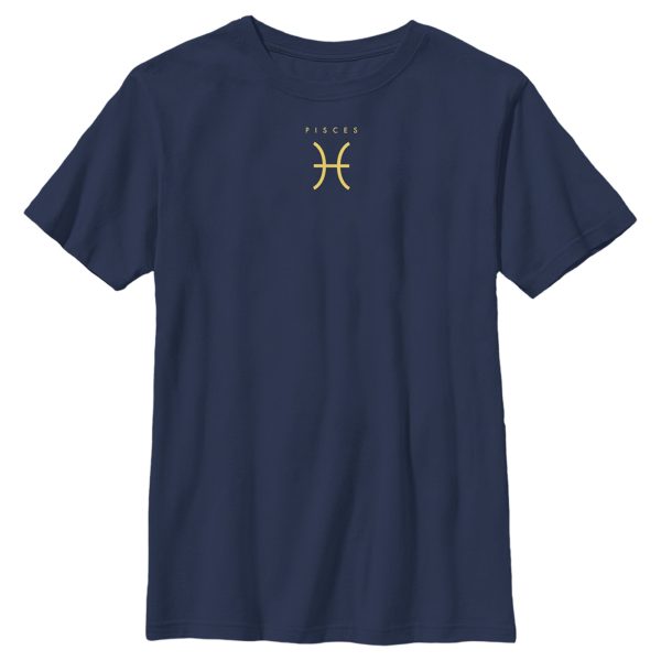 Boy’s Lost Gods Pisces Zodiac Symbol T-Shirt