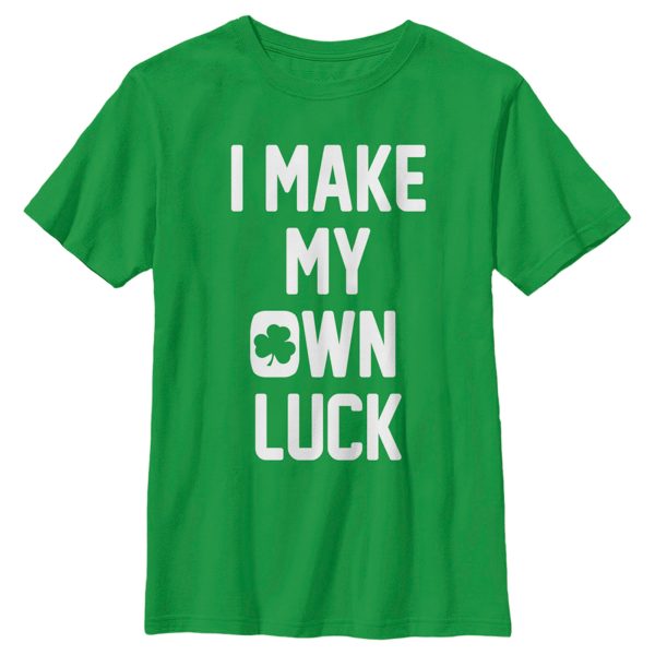 Boy’s Lost Gods St. Patrick’s Day I Make My Own Luck T-Shirt