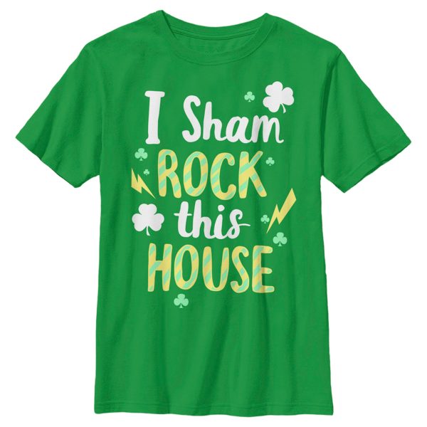 Boy’s Lost Gods St. Patrick’s Day I Sham Rock This House T-Shirt