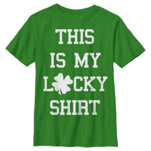 Boy’s Lost Gods St. Patrick’s Day This is my Lucky Shirt T-Shirt