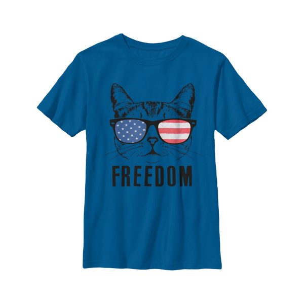 Boy’s Lost Gods USA Freedom Cat T-Shirt