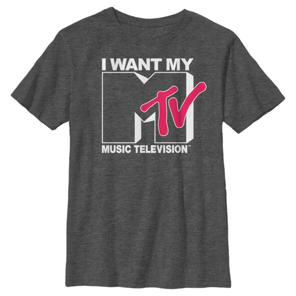 Boy’s MTV I Want My Music Television T-Shirt