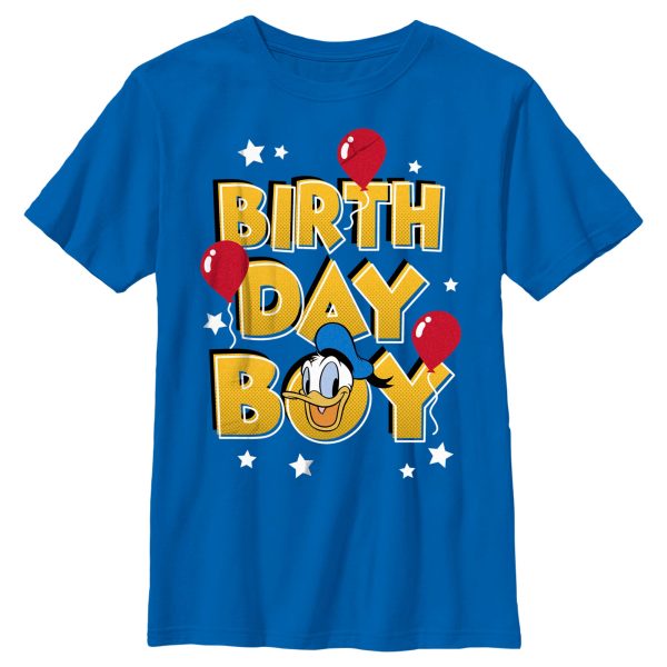 Boy’s Mickey & Friends Birthday Boy Donald T-Shirt