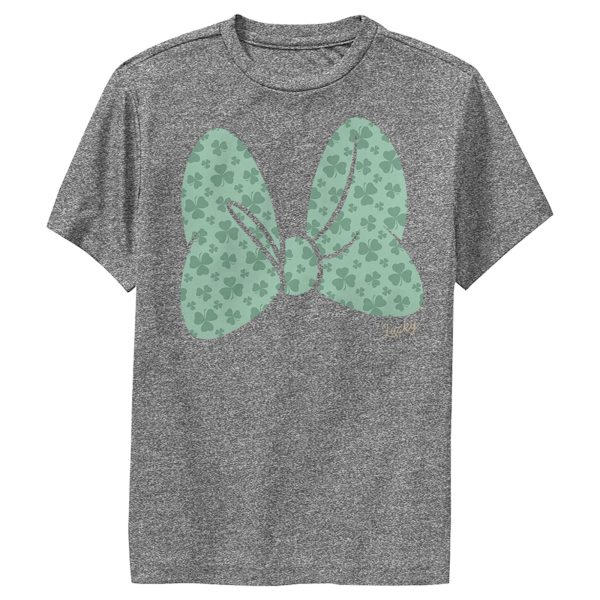 Boy’s Mickey & Friends Bow Tie With Clovers Performance Tee