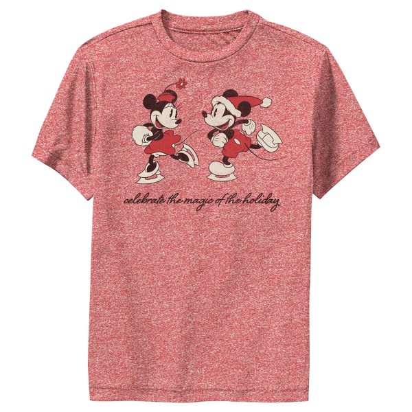 Boy’s Mickey & Friends Celebrate The Magic Of Holidays Performance Tee