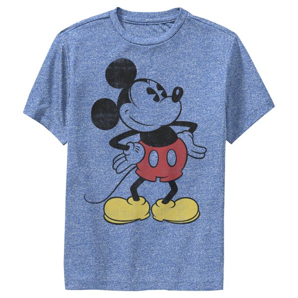 Boy’s Mickey & Friends Classic Mickey Distressed Performance Tee